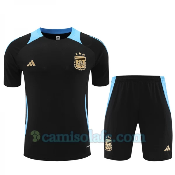Argentina T-Shirt Fatos de Treino 2024-25 Preto