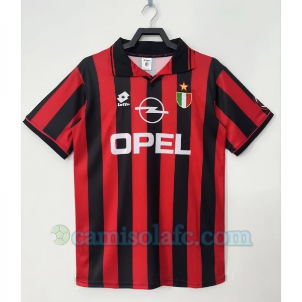 Camisola AC Milan Retro 1996-97 Principal Homem