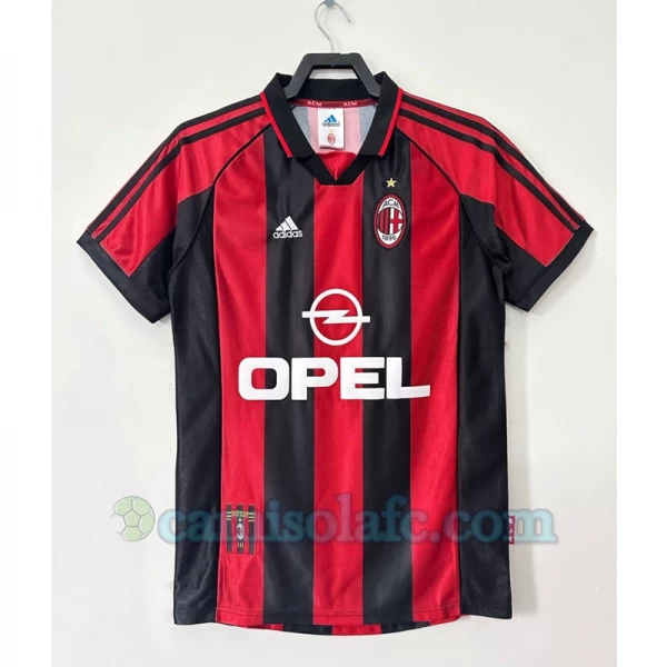 Camisola AC Milan Retro 1998-99 Principal Homem