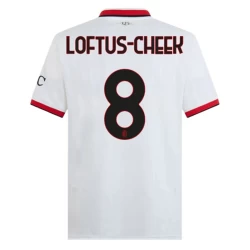 Camisola Futebol AC Milan 2024-25 Loftus-Cheek #8 Alternativa Equipamento Homem