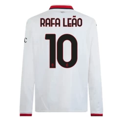 Camisola Futebol AC Milan 2024-25 Rafa Leao #10 Alternativa Equipamento Homem Manga Comprida