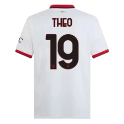 Camisola Futebol AC Milan 2024-25 Theo Hernández #19 Alternativa Equipamento Homem