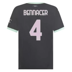 Camisola Futebol AC Milan Bennacer #4 2024-25 Terceiro Equipamento Homem