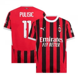Camisola Futebol AC Milan Christian Pulisic #11 2024-25 UCL Principal Equipamento Homem