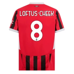 Camisola Futebol AC Milan Loftus-Cheek #8 2024-25 Principal Equipamento Homem