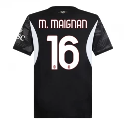 Camisola Futebol AC Milan M.Maignan #16 2024-25 Guarda-Redes Principal Equipamento Homem
