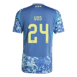 Camisola Futebol AFC Ajax Amsterdam 2024-25 Vos #24 Alternativa Equipamento Homem