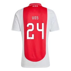 Camisola Futebol AFC Ajax Amsterdam Vos #24 2024-25 Principal Equipamento Homem