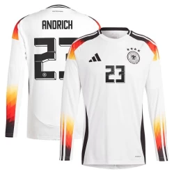 Camisola Futebol Alemanha Andrich #23 UEFA Euro 2024 Principal Homem Equipamento Manga Comprida