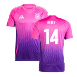 Camisola Futebol Alemanha Beier #14 UEFA Euro 2024 Alternativa Homem Equipamento