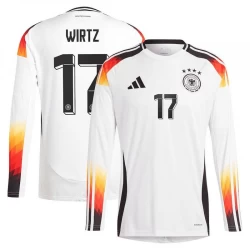 Camisola Futebol Alemanha Florian Wirtz #17 UEFA Euro 2024 Principal Homem Equipamento Manga Comprida