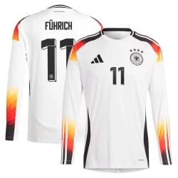 Camisola Futebol Alemanha Fuhrich #11 UEFA Euro 2024 Principal Homem Equipamento Manga Comprida