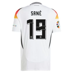 Camisola Futebol Alemanha Leroy Sané #19 UEFA Euro 2024 Principal Homem Equipamento