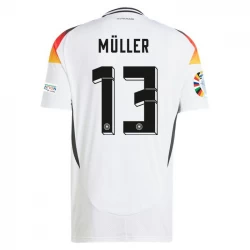 Camisola Futebol Alemanha Thomas Müller #13 UEFA Euro 2024 Principal Homem Equipamento
