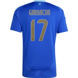 Camisola Futebol Argentina Garnacho #17 Copa America 2024 Alternativa Homem Equipamento