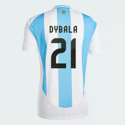 Camisola Futebol Argentina Paulo Dybala #21 Copa America 2024 Principal Homem Equipamento