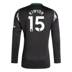 Camisola Futebol Arsenal FC 2024-25 Kiwior #15 Alternativa Equipamento Homem Manga Comprida