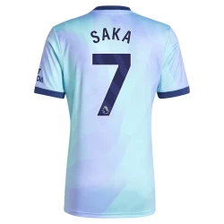 Camisola Futebol Arsenal FC Bukayo Saka #7 2024-25 Terceiro Equipamento Homem