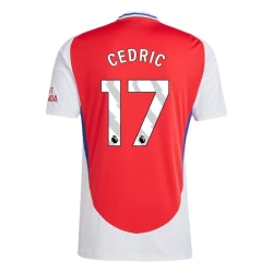 Camisola Futebol Arsenal FC Cedric #17 2024-25 Principal Equipamento Homem