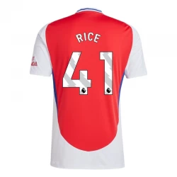 Camisola Futebol Arsenal FC Declan Rice #41 2024-25 Principal Equipamento Homem