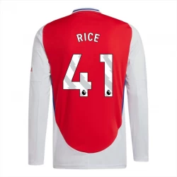 Camisola Futebol Arsenal FC Declan Rice #41 2024-25 Principal Equipamento Homem Manga Comprida
