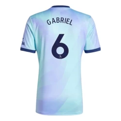 Camisola Futebol Arsenal FC Gabriel Magalhães #6 2024-25 Terceiro Equipamento Homem