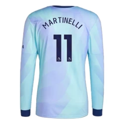 Camisola Futebol Arsenal FC Gabriel Martinelli #11 2024-25 Terceiro Equipamento Homem Manga Comprida