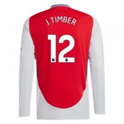 Camisola Futebol Arsenal FC J.Timber #12 2024-25 Principal Equipamento Homem Manga Comprida