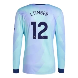 Camisola Futebol Arsenal FC J.Timber #12 2024-25 Terceiro Equipamento Homem Manga Comprida