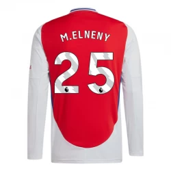 Camisola Futebol Arsenal FC M. Elneny #25 2024-25 Principal Equipamento Homem Manga Comprida