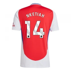 Camisola Futebol Arsenal FC Nketiah #14 2024-25 Principal Equipamento Homem