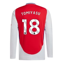 Camisola Futebol Arsenal FC Tomiyasu #18 2024-25 Principal Equipamento Homem Manga Comprida