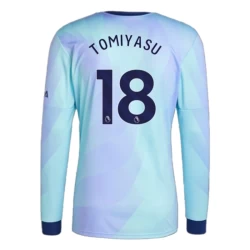 Camisola Futebol Arsenal FC Tomiyasu #18 2024-25 Terceiro Equipamento Homem Manga Comprida