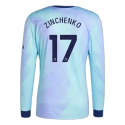 Camisola Futebol Arsenal FC Zinchenko #17 2024-25 Terceiro Equipamento Homem Manga Comprida