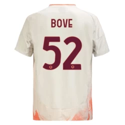 Camisola Futebol AS Roma 2024-25 Bove #52 Alternativa Equipamento Homem