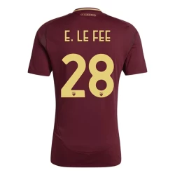 Camisola Futebol AS Roma E. Le Fee #28 2024-25 Principal Equipamento Homem