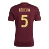 Camisola Futebol AS Roma Ndicka #5 2024-25 Principal Equipamento Homem