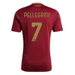 Camisola Futebol AS Roma Pellegrini #7 2024-25 Principal Equipamento Homem