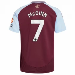 Camisola Futebol Aston Villa Mcginn #7 2024-25 Principal Equipamento Homem