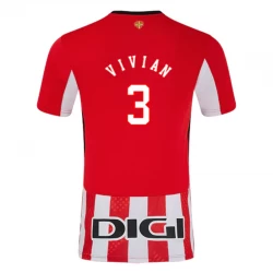 Camisola Futebol Athletic Club Bilbao Vivian #3 2024-25 Principal Equipamento Homem