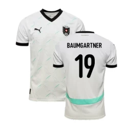 Camisola Futebol Áustria Baumgartner #19 UEFA Euro 2024 Alternativa Homem Equipamento