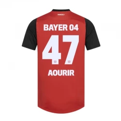 Camisola Futebol Bayer 04 Leverkusen Aourir #47 2024-25 Principal Equipamento Homem