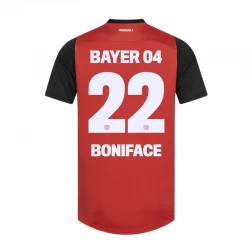 Camisola Futebol Bayer 04 Leverkusen Boniface #22 2024-25 Principal Equipamento Homem