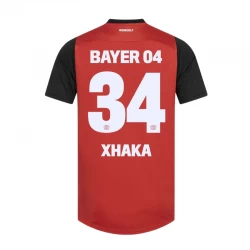 Camisola Futebol Bayer 04 Leverkusen Granit Xhaka #34 2024-25 Principal Equipamento Homem