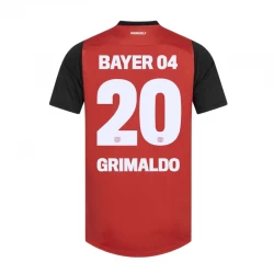 Camisola Futebol Bayer 04 Leverkusen Grimaldo #20 2024-25 Principal Equipamento Homem