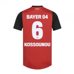 Camisola Futebol Bayer 04 Leverkusen Kossounou #6 2024-25 Principal Equipamento Homem