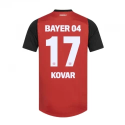 Camisola Futebol Bayer 04 Leverkusen Kovar #17 2024-25 Principal Equipamento Homem