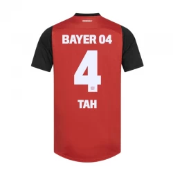 Camisola Futebol Bayer 04 Leverkusen Tah #4 2024-25 Principal Equipamento Homem