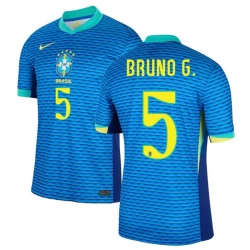 Camisola Futebol Brasileira Bruno G. #5 Copa America 2024 Alternativa Homem Equipamento