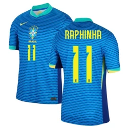 Camisola Futebol Brasileira Raphinha #11 Copa America 2024 Alternativa Homem Equipamento